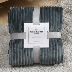 Grey Fleece Blanket