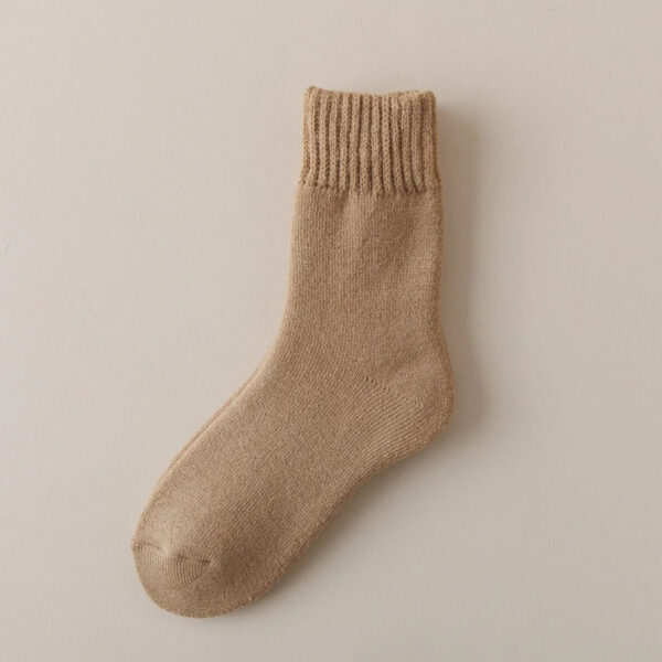 Brown Fleece Socks