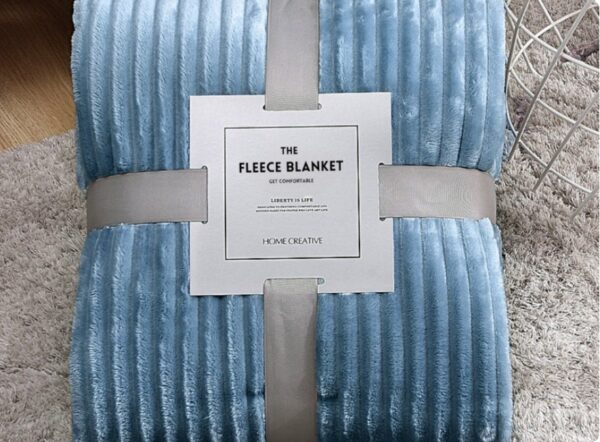 Sky Blue Fleece Blanket