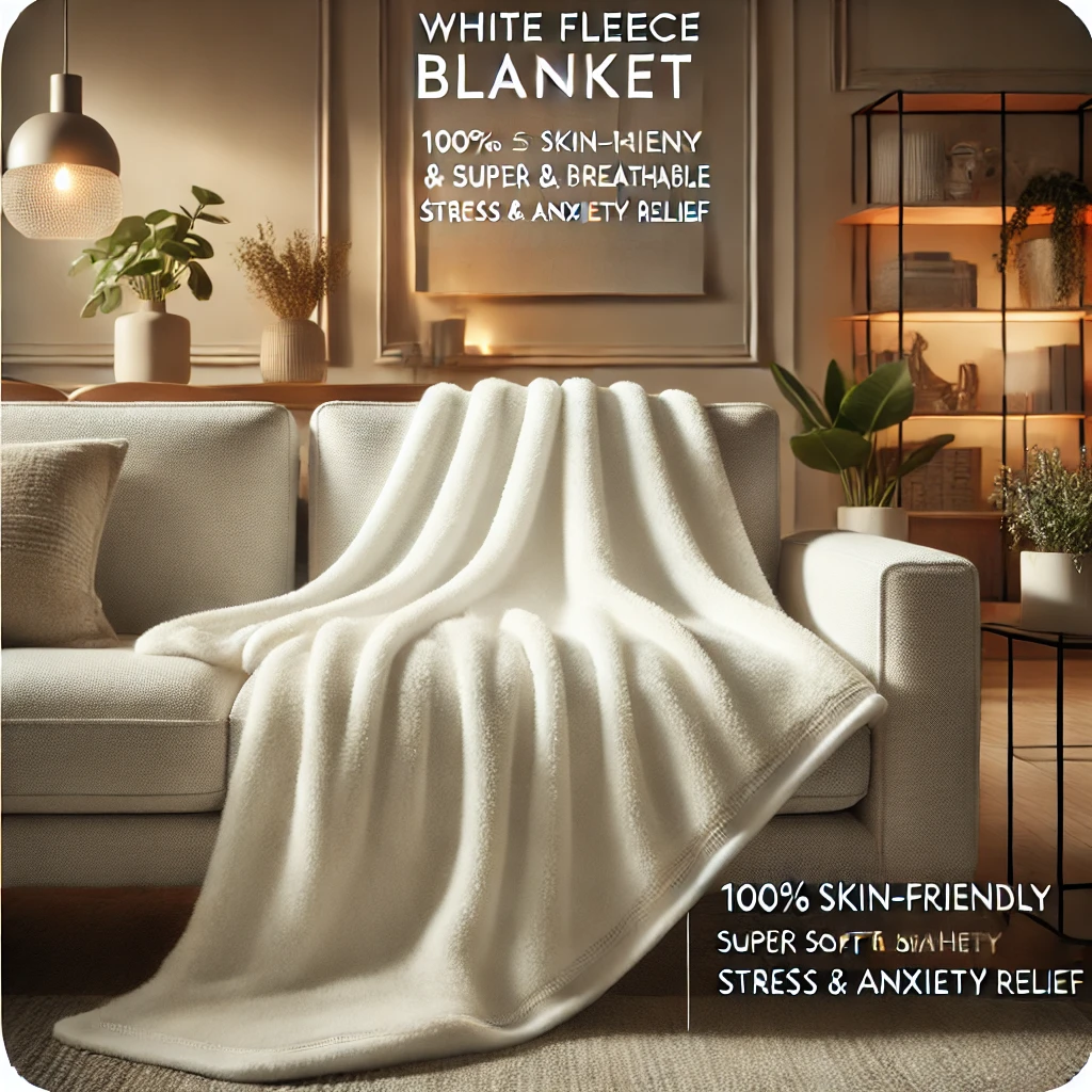 White Fleece Blanket